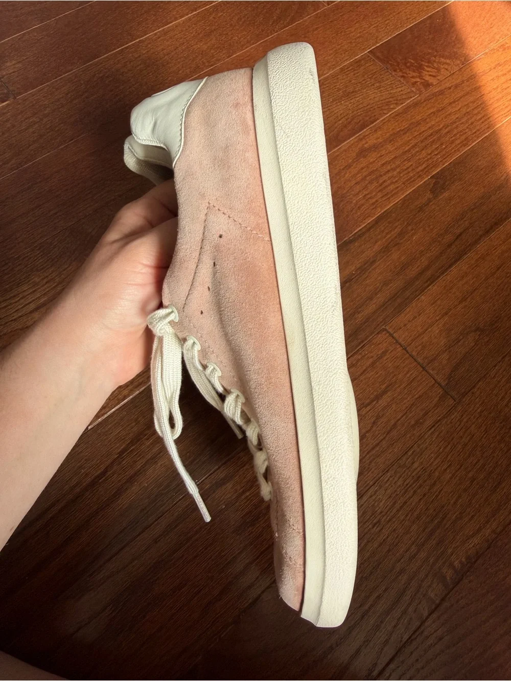 Tory Burch Howell Court Sneaker - Malva/New Ivory Suede- 7.5